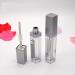 Healthcom 10 Pcs 7.5ml Square Clear Lip Gloss Tubes with Mirror LED Light - Refillable Cosmetic Containers for Women and Girls (Silver) - Buy Online on GoSupps.com