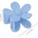 Colorful Flower Hair Clips Normal Thin Hair Styling Thick Cute Flower Claw Clip for Hair Accessories for Girlfriends(Light blue) - Buy Online on GoSupps.com