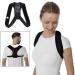 ZUIAI Posture Corrector Adjustable Back Support Belt Spine Back Shoulder Brace Support Belts Adult Invisible Hunchback Belts(A Black L) Large A Black - Buy Online on GoSupps.com