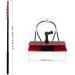 Window Cleaning Pole Water Fed Telesbrush Squeegee Water/Hose Fed Pole Window Cleaning Brush Equipment Cleaning Photovoltaic/5.4M 55cm Brush Head 11M/36FT - Buy Online on GoSupps.com