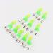 Zerone LED Twin Bells Fishing Alarm - 10 Pcs Night Fishing Accessory with Rod Clip Tip - Green Fish Bait Alert - Buy Online on GoSupps.com