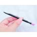 Mezerdoo 5Pcs Nail Art Pusher Black Quartz Head Scrubs Stone Cuticle Stick Pen Spoon Cut Manicure Care Nail Polishing Tools