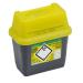 Sharpsafe 3 Litre 5th Generation Yellow/Grey -Sharps Bin Clinical Waste Disposal - Buy Online on GoSupps.com