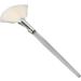 Qukaim Soft Facial Fan Brush Face Mask Fan Brush Transparent Handle Cosmetic Flat Facial Brush for Beauty Salon Large - Buy Online on GoSupps.com