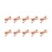 FEIlei 10Pcs 3D Bow Nail Art Decorations Bowknot Nail Accessories Nail Charms Nail Art