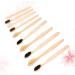 Hapinary 10-Pack Bamboo Toothbrushes - Organic Portable Travel Toothbrush Set for Tooth & Mouth Hygiene - Eco-Friendly Disposable Hotel Accessories - Buy Online on GoSupps.com