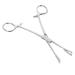 GRIRIW Reptile Feeding Clip Terrarium Supplies Feeding Tongs Silver Stainless Steel