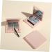 NOLITOY 2pcs Highlighters Lip Balm Makeup Pallette Pink Empty Eyeshadow Dish Eye Shadow Magnetic Empty Shell - Buy Online on GoSupps.com