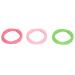 3pcs Silicone Teething Bracelet Silicone Baby Teether Toy Baby Chew Toy for 3 Month Babies (Type 2)