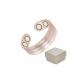 YINOX CPR-0950S-S) Tri Tone Magnetic Copper Ring for Arthritis with Health Healing Magnets Added Cuff Women Men