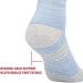 YUEDGE Women's Moisture Wicking Cotton Cushioned Crew Socks 5 Pairs - Light Grey 6-9 - Buy Online on GoSupps.com