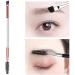 Dajidafu Eyebrow Brush Rose Gold Handle Professional Foundation Tinting Multi-colored Brow Brushes Eyeshadow Making Eyeliner White/Rose Gold - Buy Online on GoSupps.com