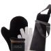 Self Tanning Accesories Kit 4 Piece Fake Tanning Accesories Kit Deluxe Tanning Mitt Back Tanner Kabuki Brush & Exfoliating Glove.