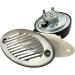 12V Hidden Flush Mount Marine Boat Horn with Mounting Screws - 316 Stainless Steel - Buy Online on GoSupps.com