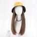 Shop BGHJUE Long Black Wig for Women - Trendy Summer Fashion - Full Head Hat Wig Piece - Buy Online on GoSupps.com