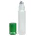 Beauticom Glass 10ml Roller Bottles - 30 Green Bottles with Metal Caps & Stainless Steel Roll Balls for Essential Oils Aromatherapy Perfume & Lip Gloss - Buy Online on GoSupps.com