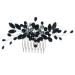 Angoily Crystal Side Hair Comb Bridesmaid Hair Accessories Bride Hairpiece Bride Headdress Wedding Bride Headpieces Hair Accessories for Bride Prom Tiara Decorate Alloy Girl