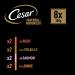 Cesar Barquettes Natural Goodness Terrine Wet Dog Food 4 Varieties Pack of 24 trays x 100 g - Buy Online on GoSupps.com