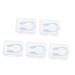 FRCOLOR FRCOLOR 5 Boxes Professional Swimming Nose Clip Practical Nose Clip Under Water Swimmer PC Laptop White Metal