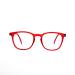 Muunel High Index Glasses 1.6 with Essilor AR Coating - Ultra-slim William Ultimate Thin Black Frame for Men Power Red -2.0 x