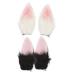 Beavorty 2 Pairs Simulated Bunny Ear Hair Clip Hair Barrettes Hair Pin Tiara Easter Party Hair Accessories Bunny Cosplay Accessories Rabbit Hair Clips Bunny Ears Headpiece Bunny Ears Women