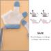 Kids Thumb Sucking Guards - 2 Pairs of Soft Mesh Fabric Gloves with Wrist Bands - Stop Thumb Sucking with Tofficu Baby Finger Stop Kit (L) - Buy Online on GoSupps.com