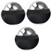 Fomiyes 3st massage ball made of stainless steel practical massage ball Manual massage stainless steel balls Portable massage lounger foot massager rolling ball massage roller ball for the household body