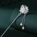 HangErFeng Silver Hairpin Hanfu Accessories Flower Butterfly Hairclip 604 - Buy Online on GoSupps.com