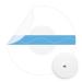 Freestyle Libre Sensor Covers 25Pack Waterproof Libre Sensor Patches-Transparent CGM Patches Without Glue in The Center-Enlite-Guardian-Freestyle Libre 14 Day Sensor Patches 25 Count (Pack of 1) Blue