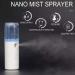 Nano Mist Sprayer - USB Charging Handheld Facial Beauty Skin Care - Big Water Tank Ultrasonic Moisturizing Mini Mister (Transparent Plastic) - Buy Online on GoSupps.com