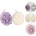 FOMIYES 4pcs Back Exfoliating Bath Balls | Bathing Shower Sponge Loofahs for Men & Women - Buy Online on GoSupps.com