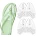 Gel Metatarsal Pads for Flip-Flops Ball of Foot Cushions Insoles for Thong Sandal Anti-Slip Forefoot Cushion Relieve Forefoot Pain for Women and Man (Clear 2 Pairs) 2 Pairs Clear