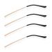 Amijoux 2 pairs of glasses replacement arm glasses brick made of metal sunglasses arm glasses frame temple replacement glasses poor legs universal glasses replacement bars for glasses sunglasses