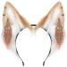 TQUXNGA Wolf Ear Cosplay Hair Hoop with Fringe Earring Woman Teens Headband for Live Broadcast Cartoon Carnivals Hairband 8 - Buy Online on GoSupps.com