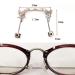 Wekiva Metal Replacement Nose Cushion Holder for Vintage Glasses - Oxenhorn Form Silver Nose Bridge & Glasses Repair Set - Buy Online on GoSupps.com