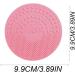 Portable Silicone Makeup Brush Cleaning Mat with Suction Cup - Pink - Buy Online on GoSupps.com