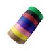 Healeved 6pcs Strong Sticky Wrinkle Paper Colored Tape Garage Door t Handle Container for Gardening Tools Butle Tape Round Grill Grate Adhesive Tape Spray Paint Color Separation Child