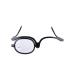 Cosmetic mirror magnifying eye make up glasses single lens rotating glasses women make up essential tool (400 black)