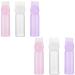 FangniCSmr 6 Pack Root Comb Applicator Bottle 6 Ounce Hair Dye Applicator Brush Applicator Bottle for Hair Root Comb Color Applicator Bottle with Graduated Scale(Pink+White+Purple)