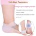 DOBST Gel Heel Protectors - Breathable Heel Cups for Pain Relief and Dry Cracked Heels - Silicone Gel Guards for Women & Men (2 Pairs) - Buy Online on GoSupps.com
