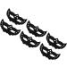 100 Pieces Eye Mask Paper for Diy Double Connected for Beauty Eye Wet Compress Sheet Disposable Non Woven Fabric Hydrating Cotton Paste Black Masks - Buy Online on GoSupps.com