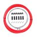 Fat-Cat Bike Brake Cable Housing Kit Set for Road Mountain Bicycle Cycling, Package Includes: Brake Cables, Brake housing, Ferrules, Cable end caps, C-Clips Buckle Red