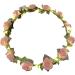 Bottone Led Light Up Flower Crown for Woman Wedding Party Handmade Thin Hair Hoop with Adjustable Ribbon Hair Accessories White warm white lig - Buy Online on GoSupps.com
