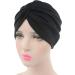 YFJH Chemo Sleep Turban Headwear Scarf Beanie Cap Hat for Cancer Patient Hair Loss - Black - Buy Online on GoSupps.com