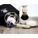 Premium Men's Shaving Kit | 5-Edge Razor Black Badger Hair Brush Stand Soap & Stainless Steel Bowl - Buy Online on GoSupps.com