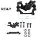 JFOYH Mechanical Disc Brake Set for MTB Road Bike, Folding Bike, BMX - Red/Black - Front & Rear - Buy Online on GoSupps.com