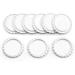 Flat Decorative Bottle Caps for Hair Bows & DIY Crafts - White 100pcs - Buy Online on GoSupps.com