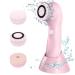 Face Brush Facial Brush Rechargeable Rotating Waterproof Cleansing Brush Set Ubbetter NEW style 2 Speeds With 3 Brush Heads Blackhead Remover Exfoliating Massage