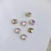 FEIlei 10x Water Droplet Nail Charms Pointed Back Nail Art Charm Heart Nail Rhinestones