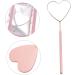 FRCOLOR Eyelash Extension Mirror Without Handle Heart Shape Essential Tool For Makeup Artists - Buy Online on GoSupps.com